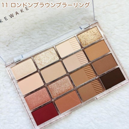 ソフトブラーリングアイパレット/wakemake/アイシャドウパレットを使ったクチコミ(4枚目)