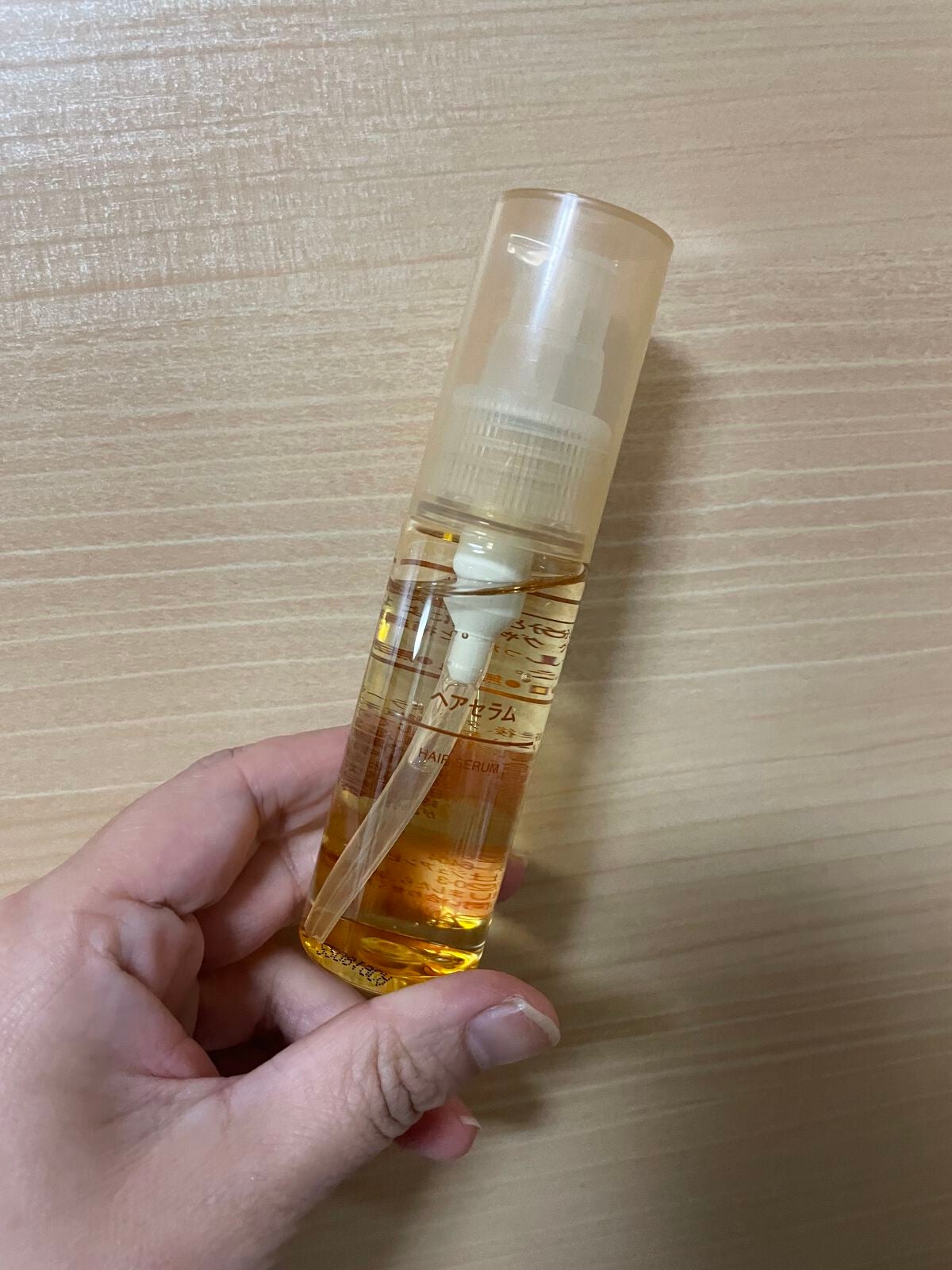 ヘアセラム/無印良品/ヘアオイルを使ったクチコミ(1枚目)