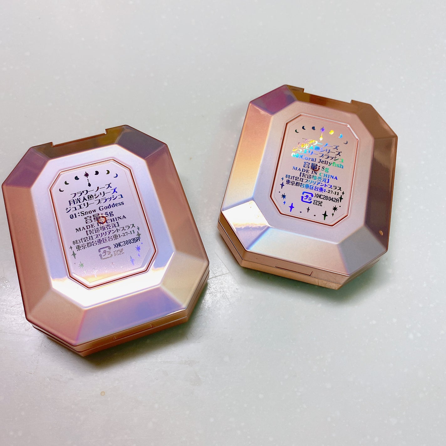 月光人魚 ジュエリーチークブラッシュ/FlowerKnows/パウダーチークを使ったクチコミ(9枚目)