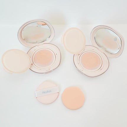 ブリージンググロークッション/Healus/クッションファンデーションを使ったクチコミ(2枚目)