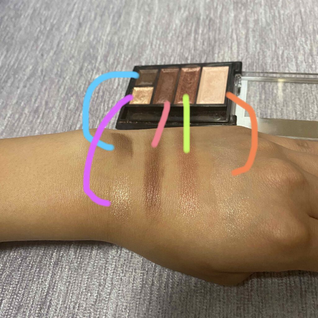 ショコラスウィート アイズ/リンメル ロンドン/アイシャドウパレットを使ったクチコミ（2枚目）