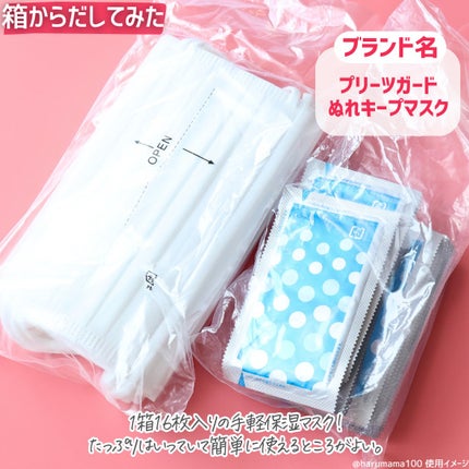 プリーツガード 保湿快適ぬれキープマスク/ピップ/マスクを使ったクチコミ(2枚目)