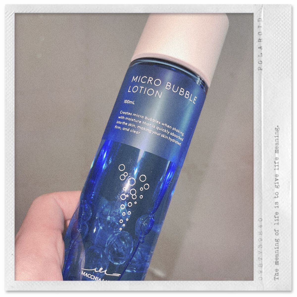 薬用マイクロバブルローション/Macchia Label/化粧水を使ったクチコミ(1枚目)