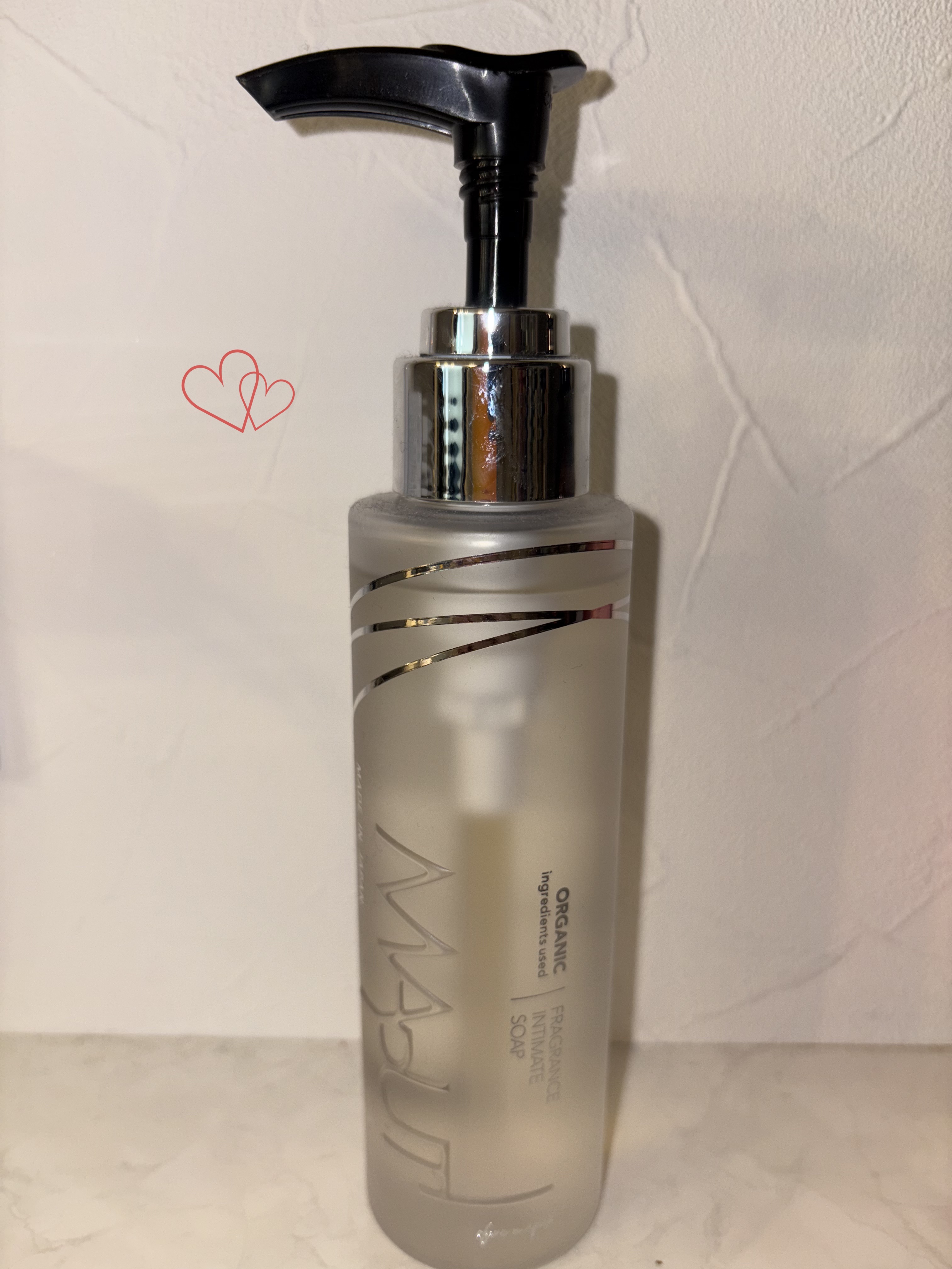 オーガニックフレグランスインティメイトソープ MAPUTI/MAPUTI/デリケートゾーンケアを使ったクチコミ（1枚目）