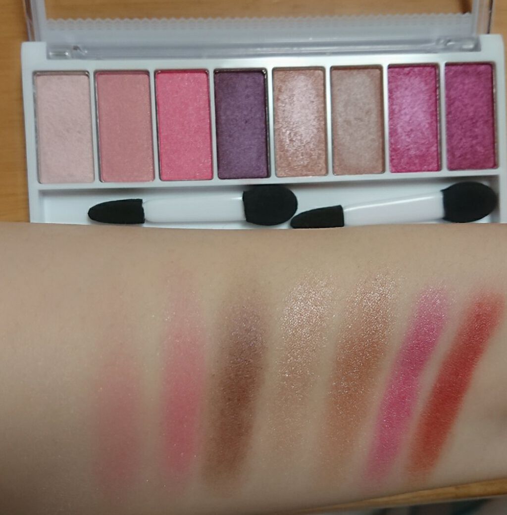 スイーツコレクション/マリブビューティー/アイシャドウパレットを使ったクチコミ(3枚目)