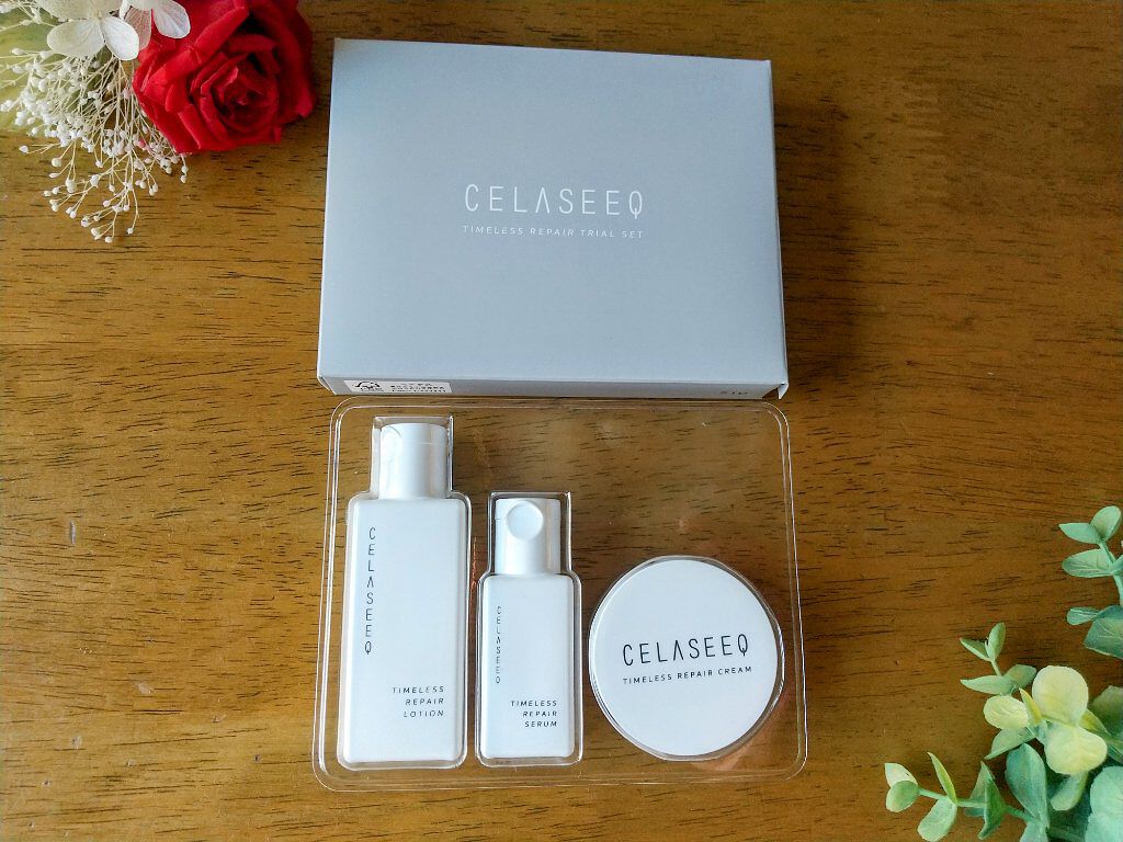 タイムレスリペア 未来肌おためしセット/CELASEEQ/スキンケアキットを使ったクチコミ（1枚目）