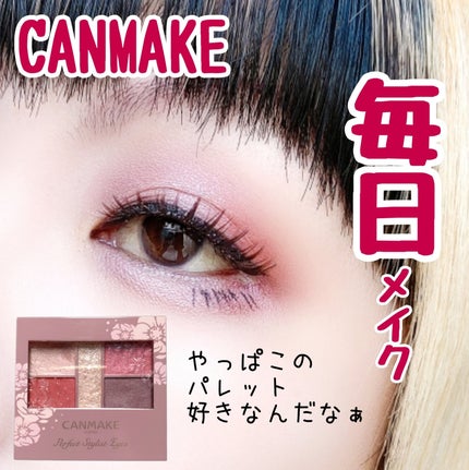 パーフェクトスタイリストアイズ/キャンメイク/アイシャドウパレットを使ったクチコミ(1枚目)