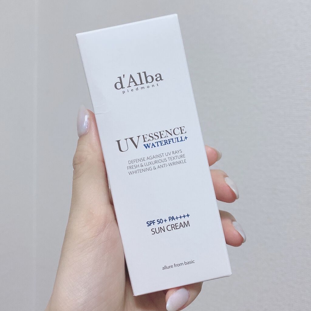 ダルバ ウォータフル エッセンス サンクリーム/ダルバ/日焼け止めクリームを使ったクチコミ（1枚目）