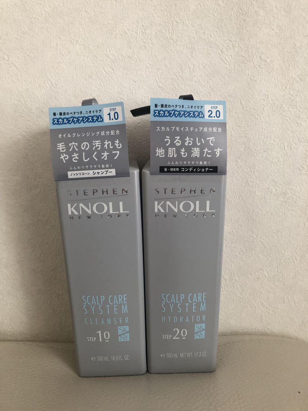 スカルプケアシステム クレンザー/ハイドレーター/スティーブンノル ニューヨーク/市販シャンプーを使ったクチコミ（1枚目）