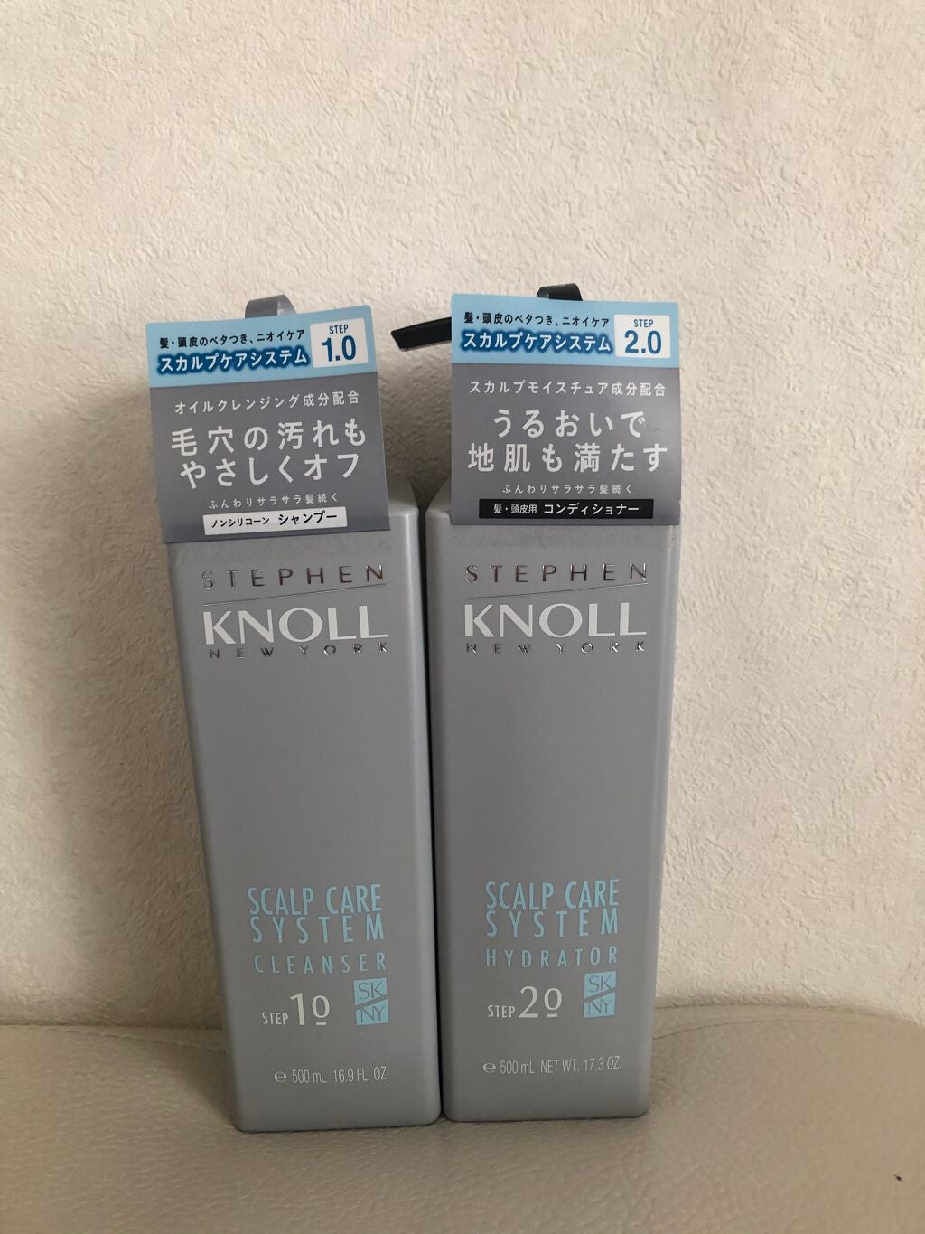 スカルプケアシステム クレンザー/ハイドレーター/スティーブンノル ニューヨーク/市販シャンプーを使ったクチコミ(1枚目)
