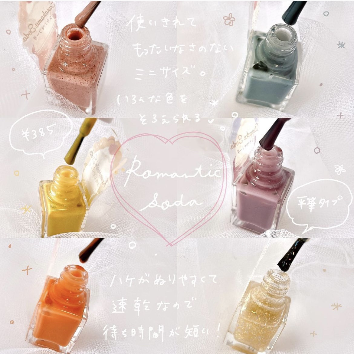 ミニネイル/パラドゥ/マニキュアを使ったクチコミ（2枚目）