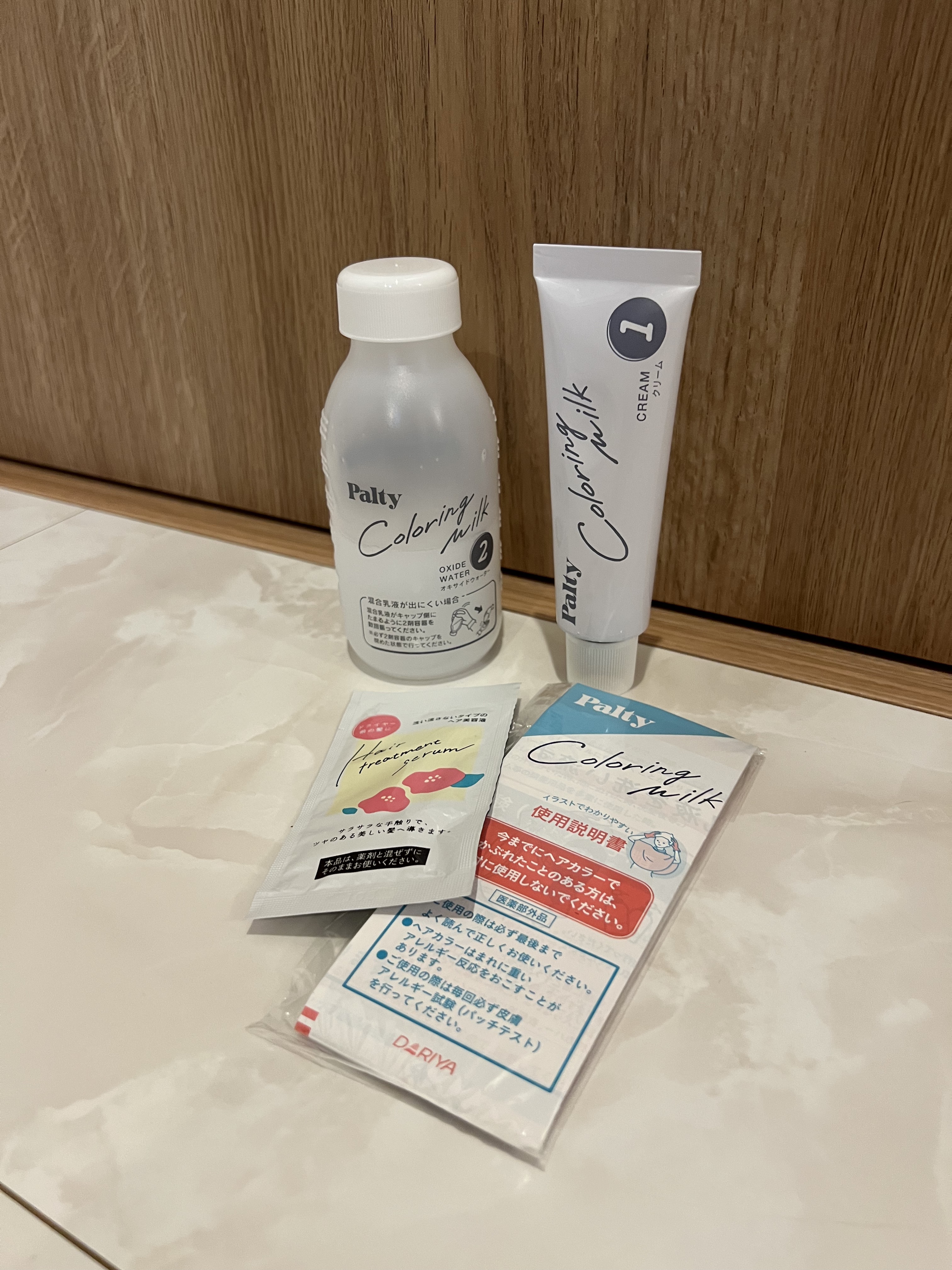 カラーリングミルク/パルティ/ヘアカラーを使ったクチコミ（3枚目）