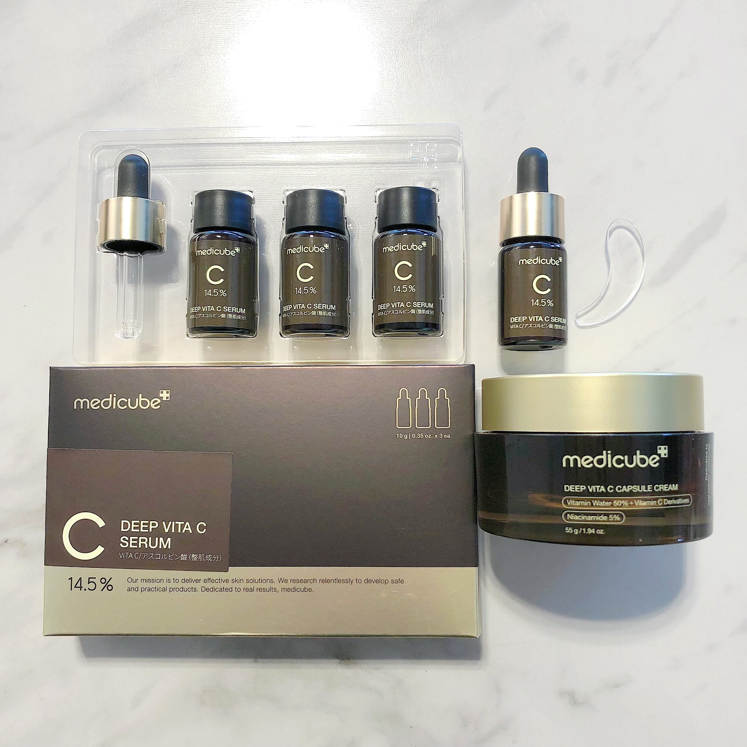 ディープビタCカプセルクリーム/MEDICUBE/フェイスクリームを使ったクチコミ（1枚目）