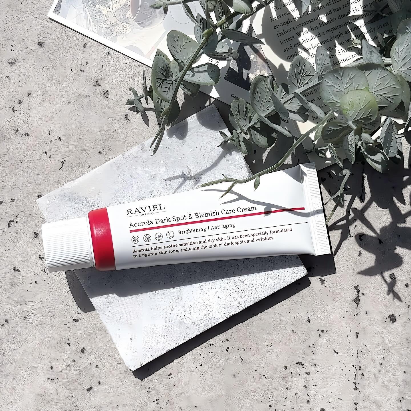 アセロラダークスポット&ブレミッシュ ケア クリーム/RAVIEL/フェイスクリームを使ったクチコミ（1枚目）