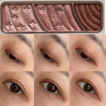 トーンアップアイシャドウ/CEZANNE/アイシャドウパレットを使ったクチコミ(3枚目)