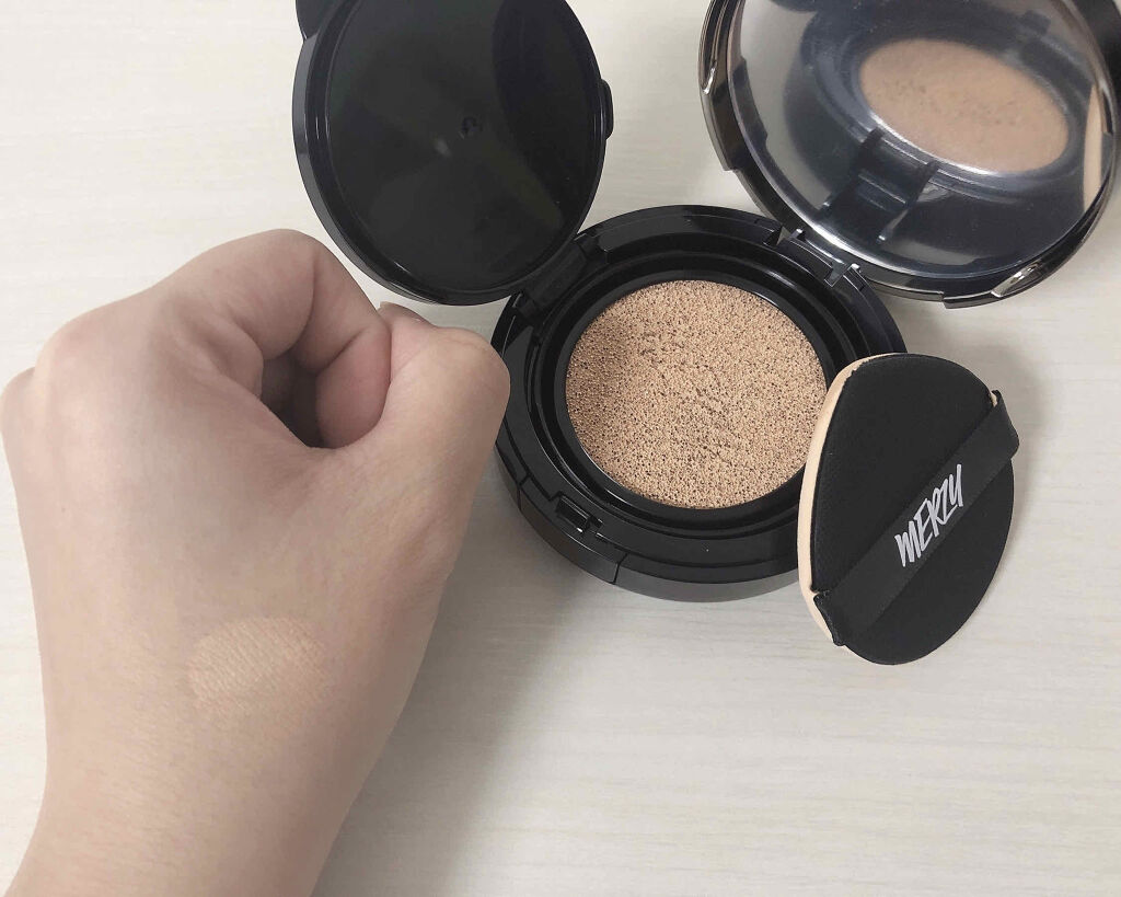 THE FIRST CUSHION COVER/MERZY/クッションファンデーションを使ったクチコミ（2枚目）