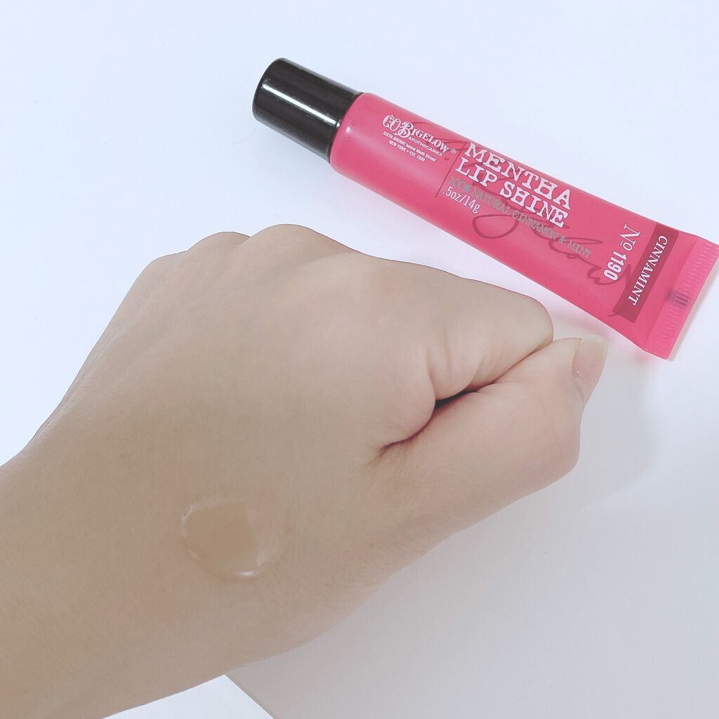 C.O. BIGELOW リップシャイン シナミントのクチコミ「マスクの下で唇が乾燥してしまうので何かいいものはないかなーと探していたところこちらを使い始めま.....」（2枚目）