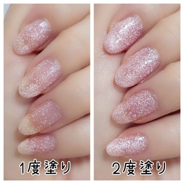 ネイルホリック Aurora Glitter/ネイルホリック/マニキュアを使ったクチコミ（2枚目）