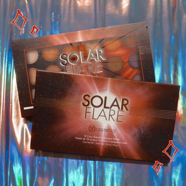 Solar Flare 18 Color Baked Eyeshadow Palette/bh cosmetics/パウダーアイシャドウを使ったクチコミ（3枚目）