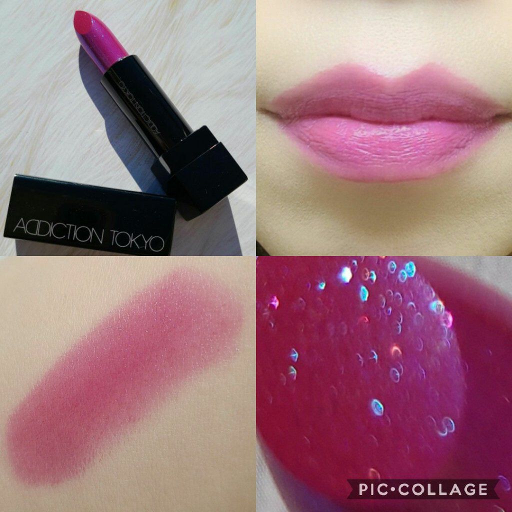 ザ リップ スティック シアー “イリディセント ユーフォリア”/ADDICTION/口紅を使ったクチコミ（3枚目）