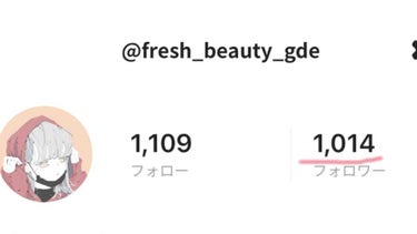 もか＠フォロバ100☁️ on LIPS 「ついにフォローワー様1000人突破(突破？)いたしました！！本..」（2枚目）