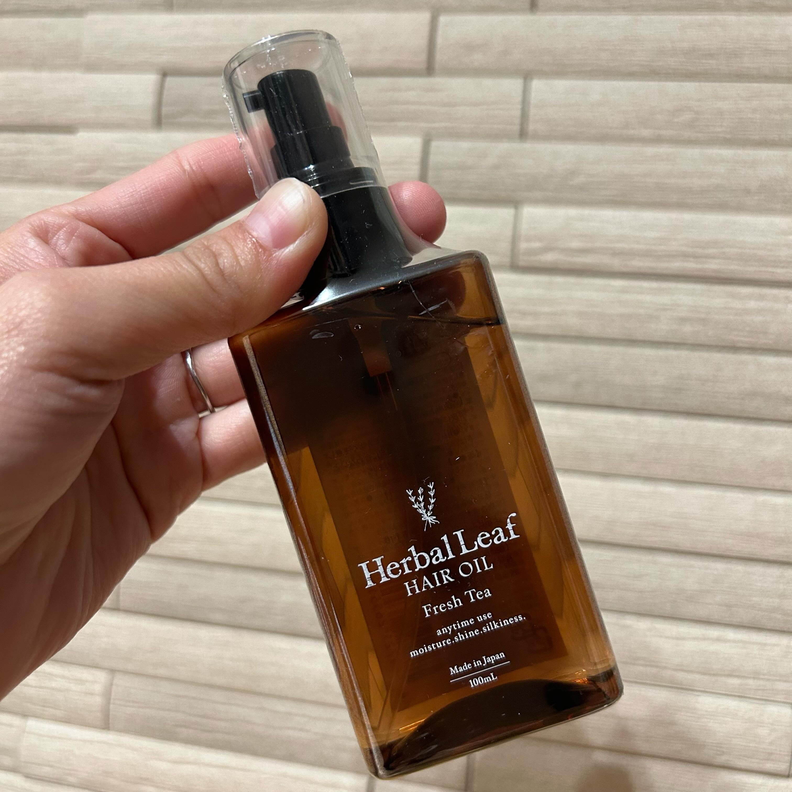 オーガニックヘアオイル フレッシュティーの香り/ハーバルリーフ/ヘアオイルを使ったクチコミ（1枚目）