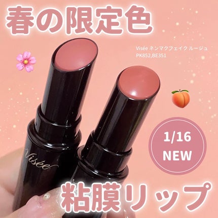 ネンマクフェイク ルージュ/Visée/口紅を使ったクチコミ(1枚目)
