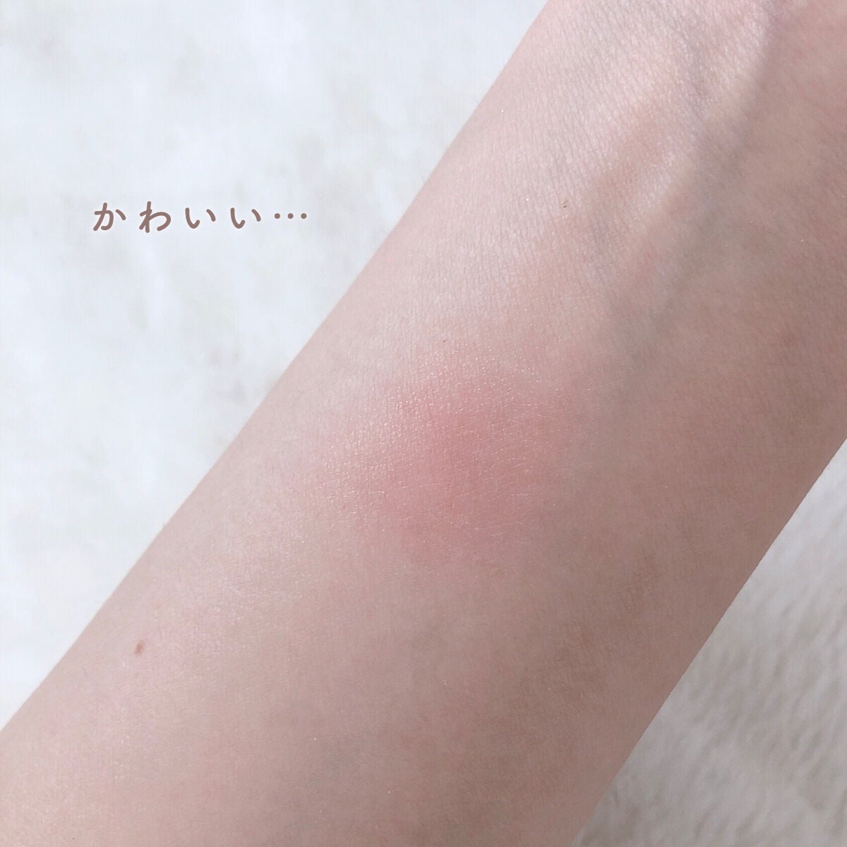 パウダー チーク ニュアンスカラー/ちふれ/パウダーチークを使ったクチコミ(4枚目)