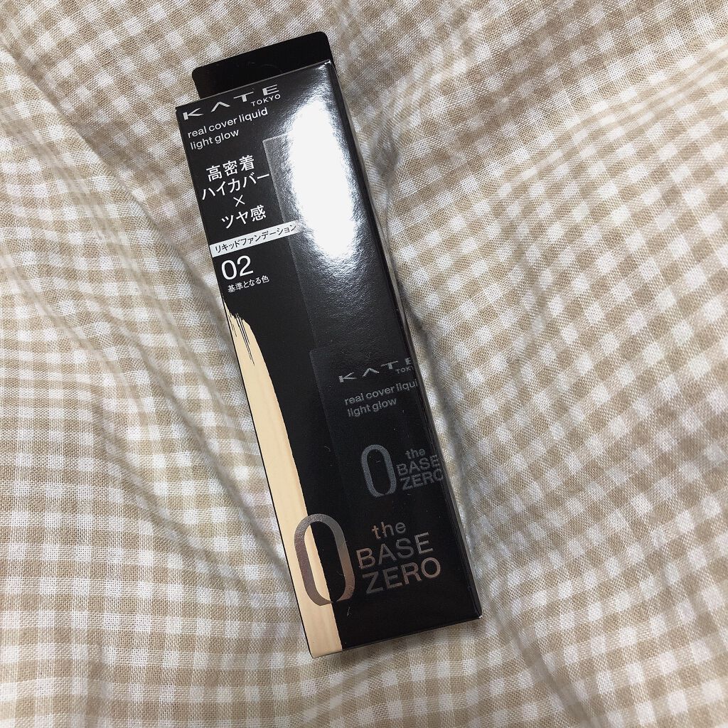 リアルカバーリキッド（ライトグロウ）/KATE/リキッドファンデーションを使ったクチコミ（1枚目）