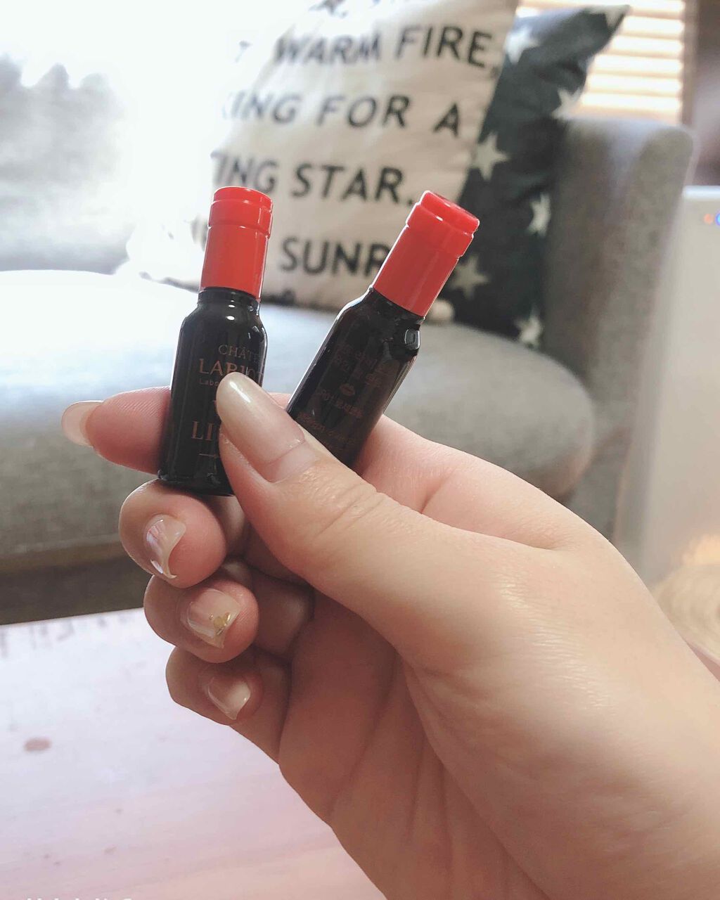 ワインリップティント/LABIOTTE/リップティントを使ったクチコミ（3枚目）