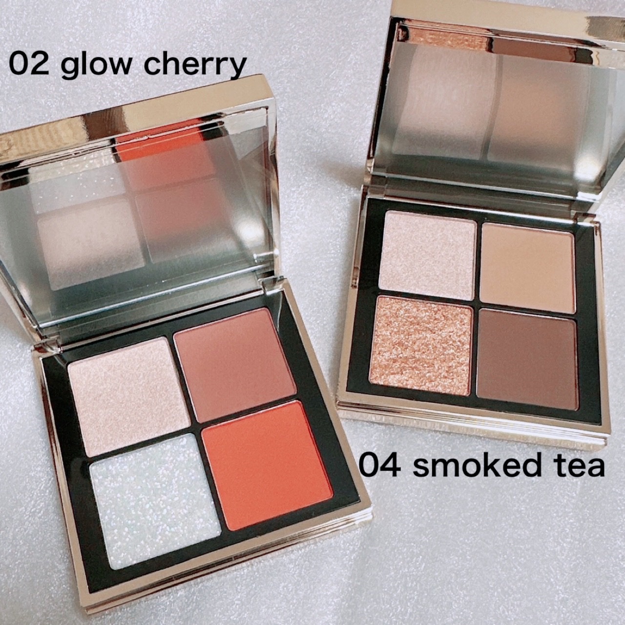 4色アイシャドウパレット 04 smoked tea/MOKA Japan cosmetics/アイシャドウパレットを使ったクチコミ（2枚目）