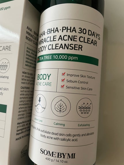 AHA·BHA·PHA 30デイズミラクルアクネボディクレンザー/SOME BY MI/ボディソープを使ったクチコミ(2枚目)