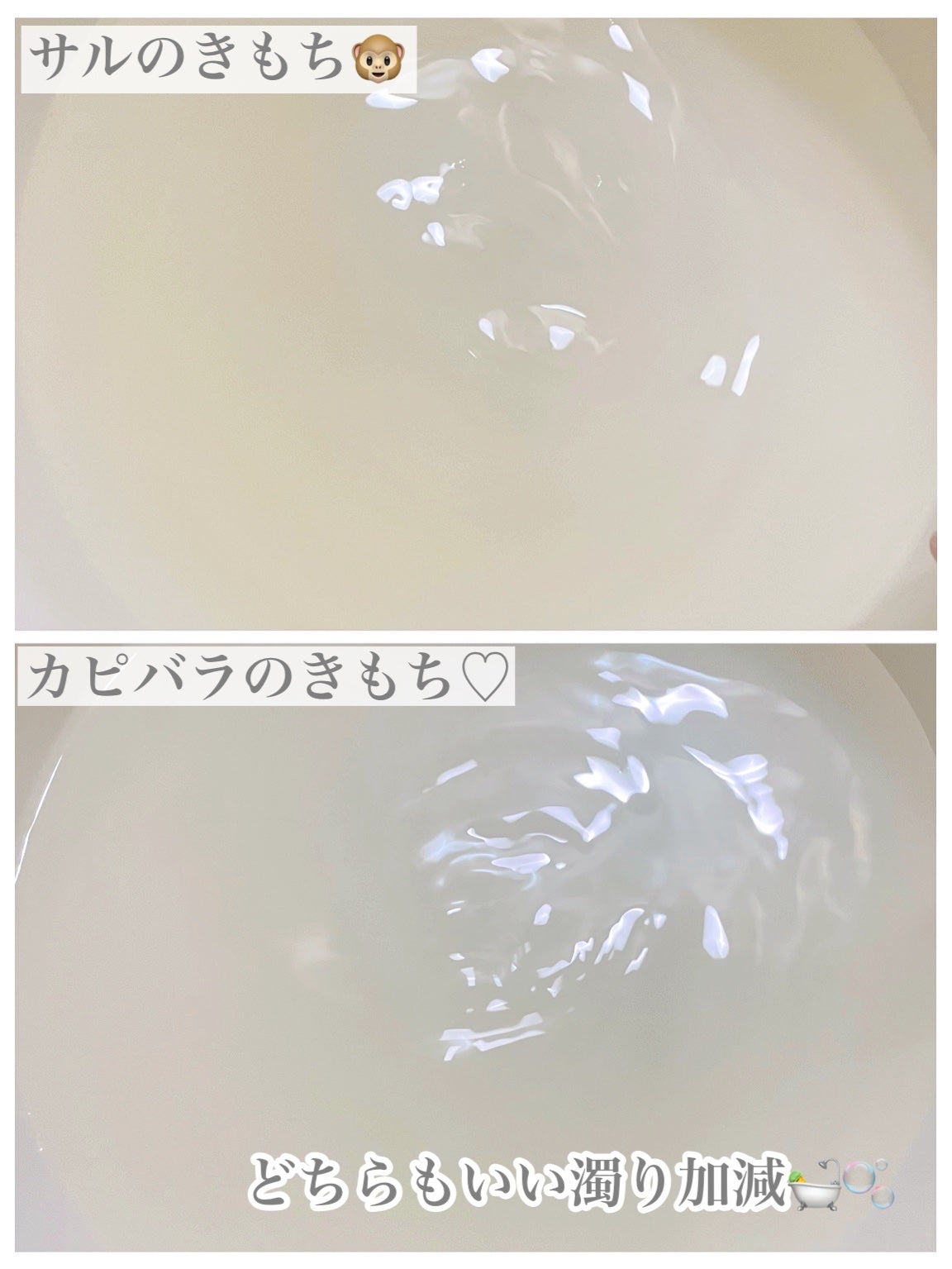 キモチ 薬用入浴剤 サルのきもち /キモチ/無機塩系入浴剤を使ったクチコミ(2枚目)