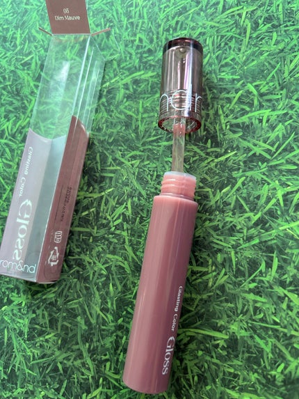 グラスティングカラーグロス/rom&nd/リップグロスを使ったクチコミ(3枚目)