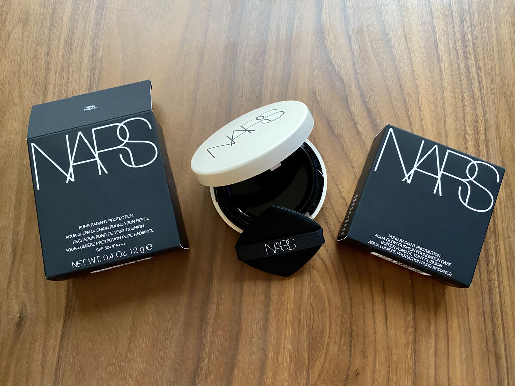 ピュアラディアントプロテクション アクアティックグロー クッションファンデーション SPF50+／PA+++ ケース/NARS/クッションファンデーションを使ったクチコミ（1枚目）