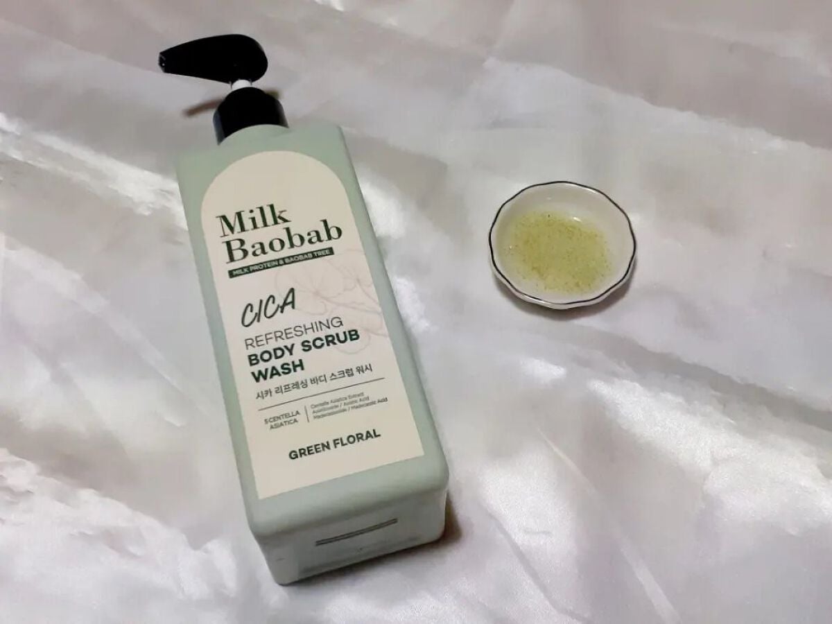 シカ リフレッシング ボディ スクラブ ウォッシュ/ミルクバオバブ/ボディスクラブを使ったクチコミ(1枚目)
