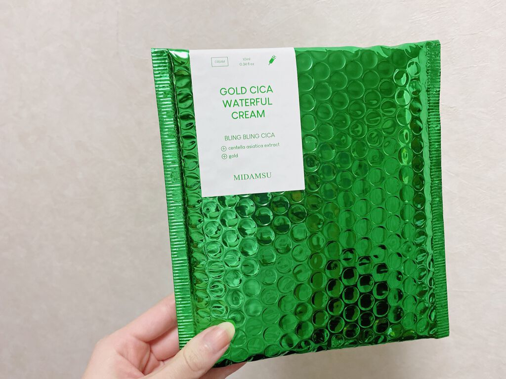 ゴールドシカウォーターフルクリーム/MIDAMSU/フェイスクリームを使ったクチコミ（1枚目）