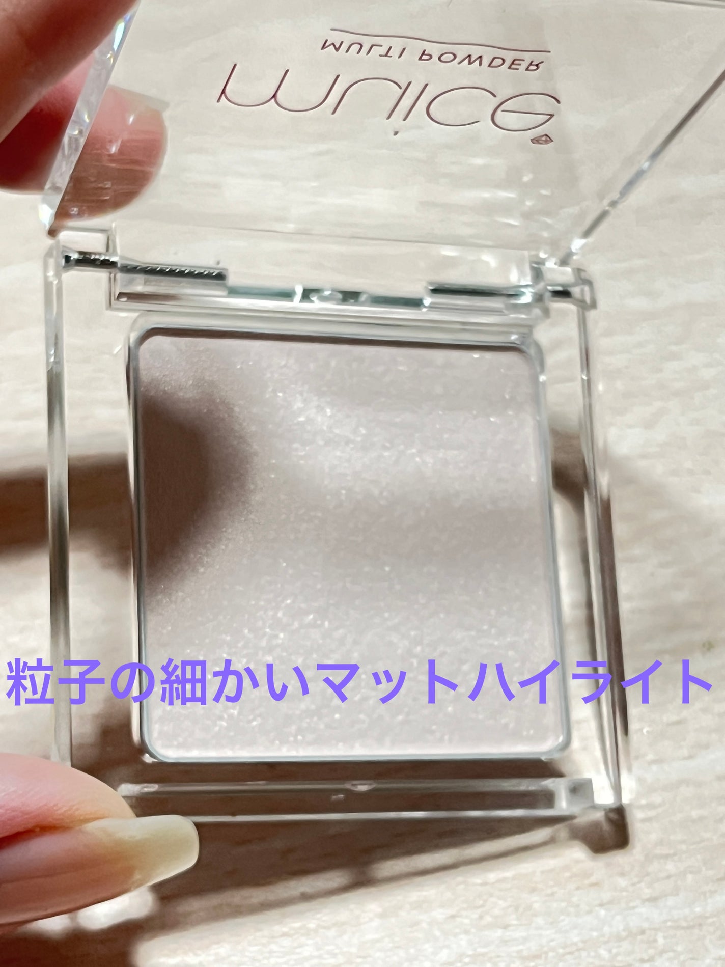 スポットメンテパウダー/muice/プレストパウダーを使ったクチコミ(3枚目)