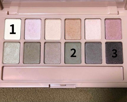 ヌードパレット ブラッシュド/MAYBELLINE NEW YORK/アイシャドウパレットを使ったクチコミ(2枚目)