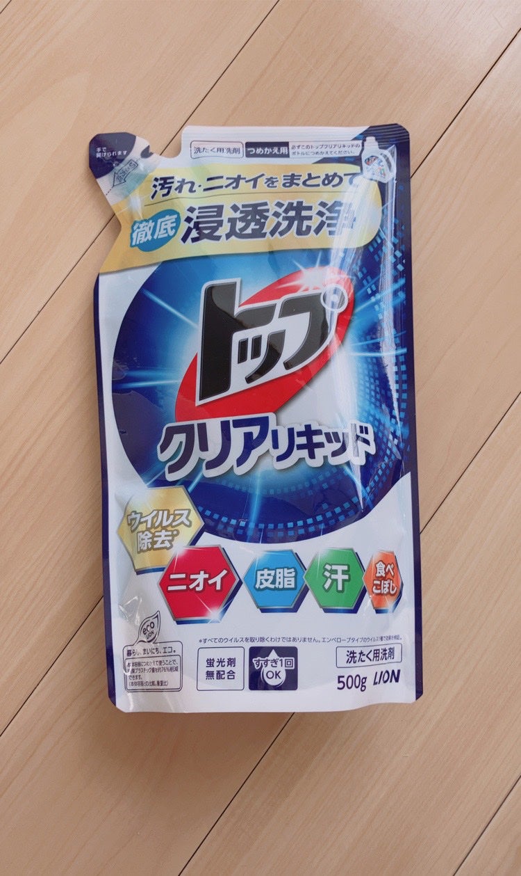 トップ クリアリキッド/トップ/洗濯洗剤を使ったクチコミ(1枚目)