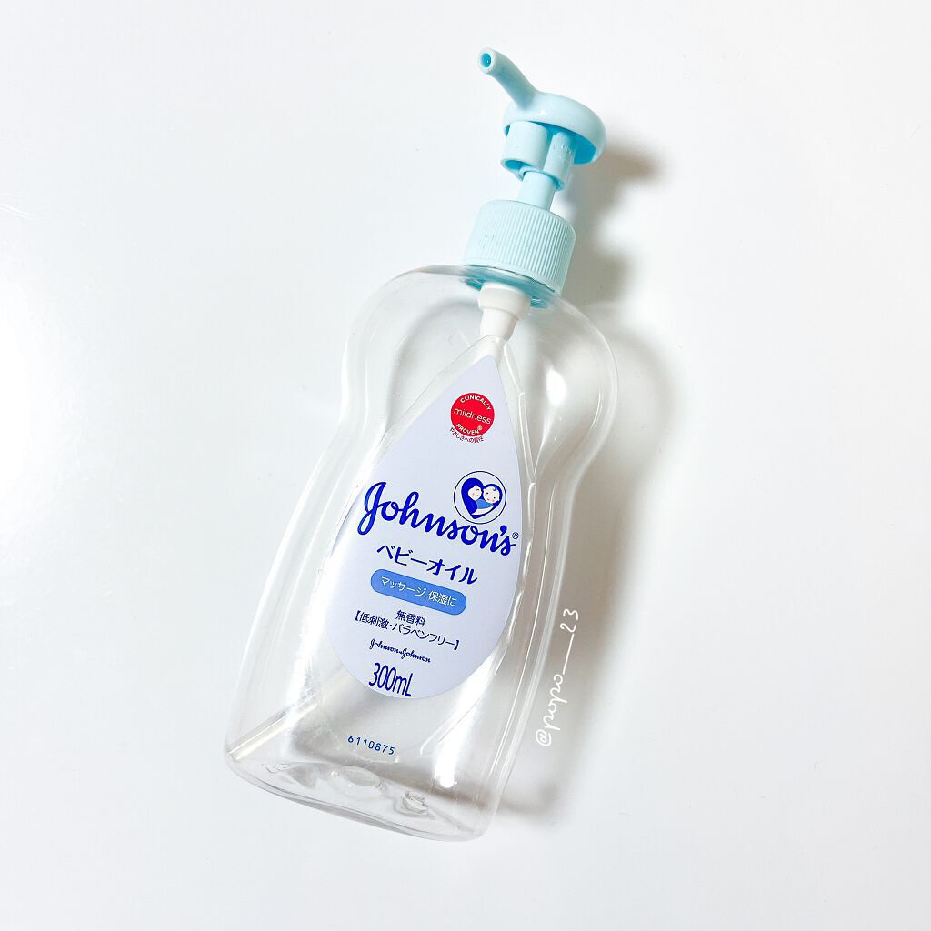 ジョンソン ベビーオイル 無香料/ジョンソンベビー/ボディオイルを使ったクチコミ(1枚目)