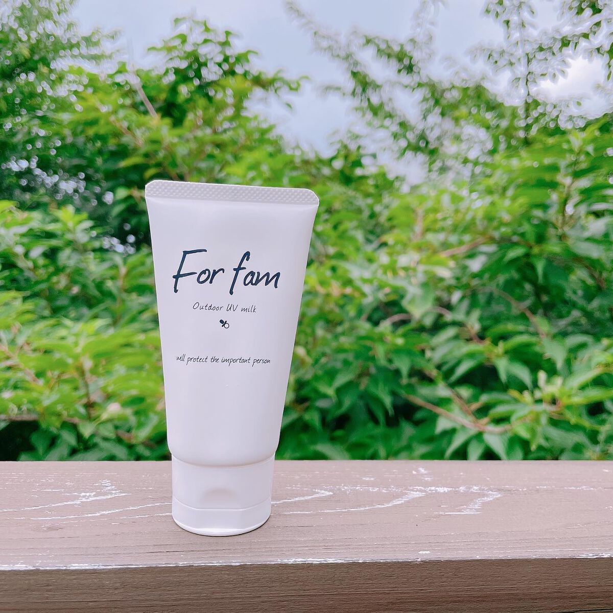 アウトドアUVミルク/For fam/日焼け止めミルクを使ったクチコミ（1枚目）