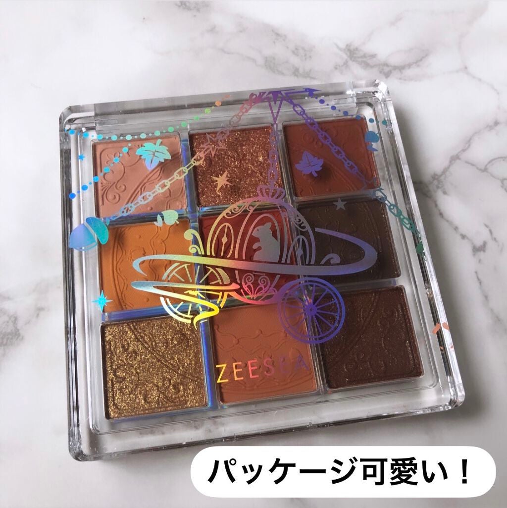 クォーツ 9色アイシャドウパレット(ドリームランドアイシャドウ)/ZEESEA/アイシャドウパレットを使ったクチコミ(2枚目)