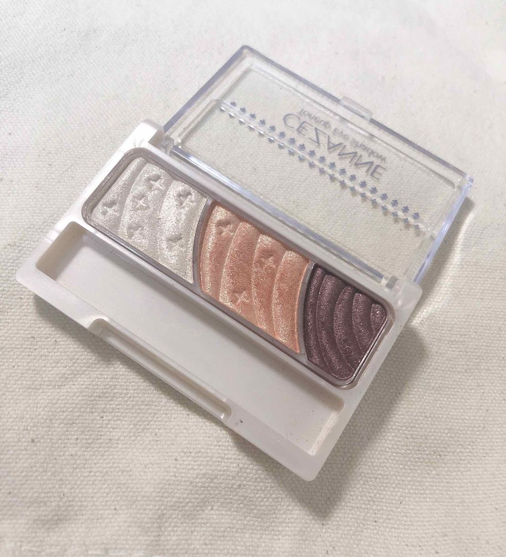 トーンアップアイシャドウ/CEZANNE/アイシャドウパレットを使ったクチコミ(2枚目)