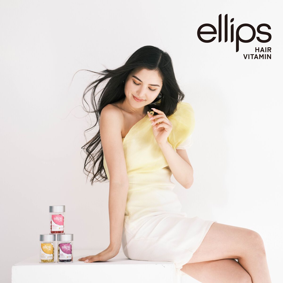 ヘアーオイル【トリートメント】/ellips/ヘアオイルを使ったクチコミ（1枚目）