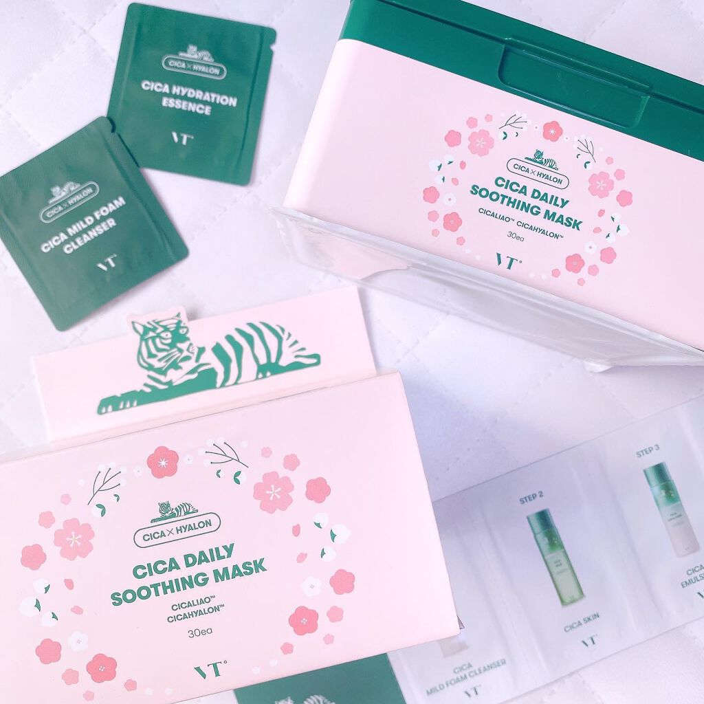 CICA デイリースージングマスク/VT/シートマスク・パックを使ったクチコミ（2枚目）