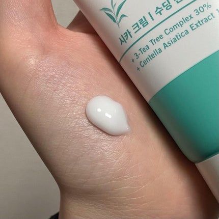 ティーツリーシカスージングクリーム/BRING GREEN/フェイスクリームを使ったクチコミ(2枚目)