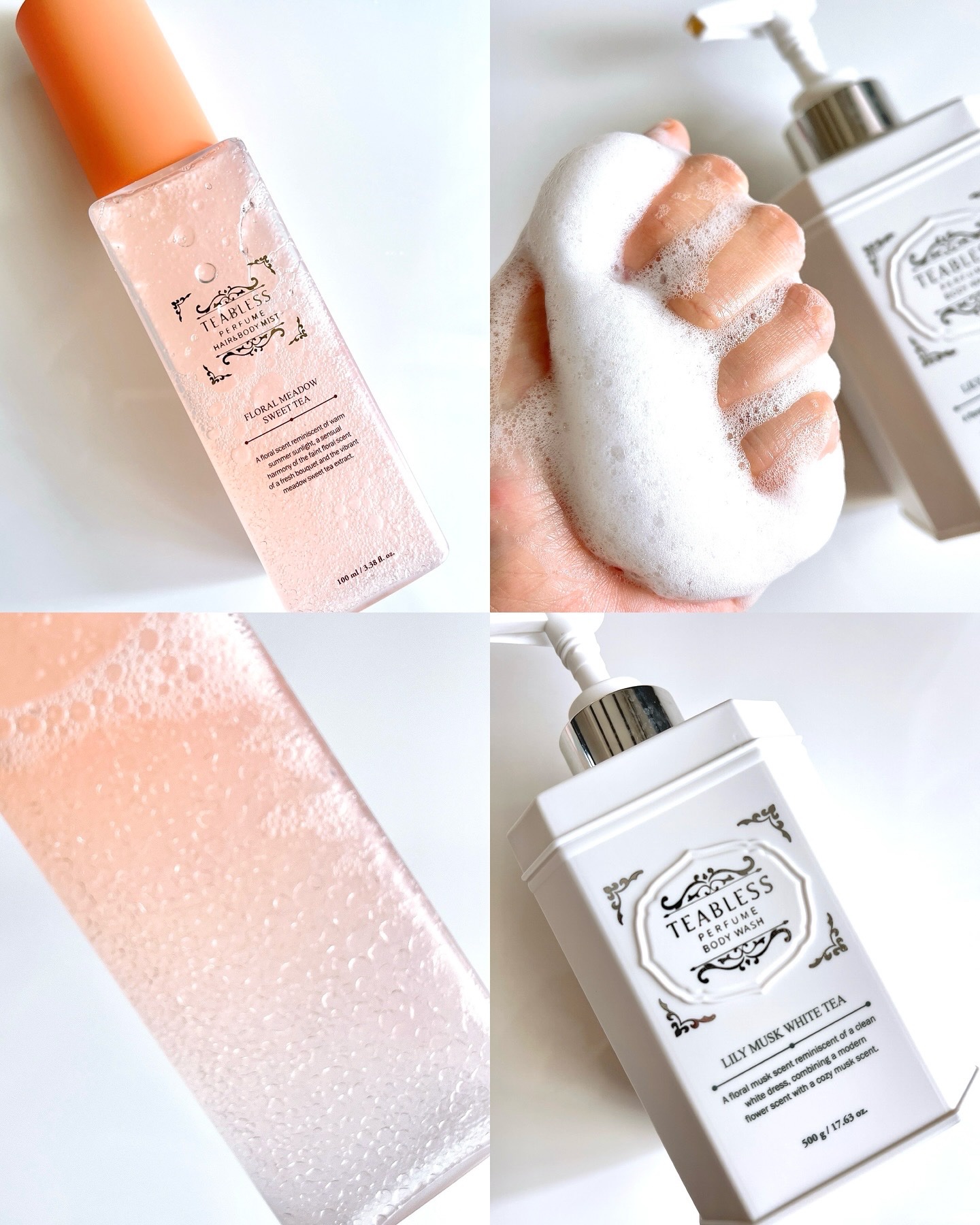 パフュームボディローション リリィムスクホワイトティー/TEABLESS/ボディローションを使ったクチコミ（3枚目）