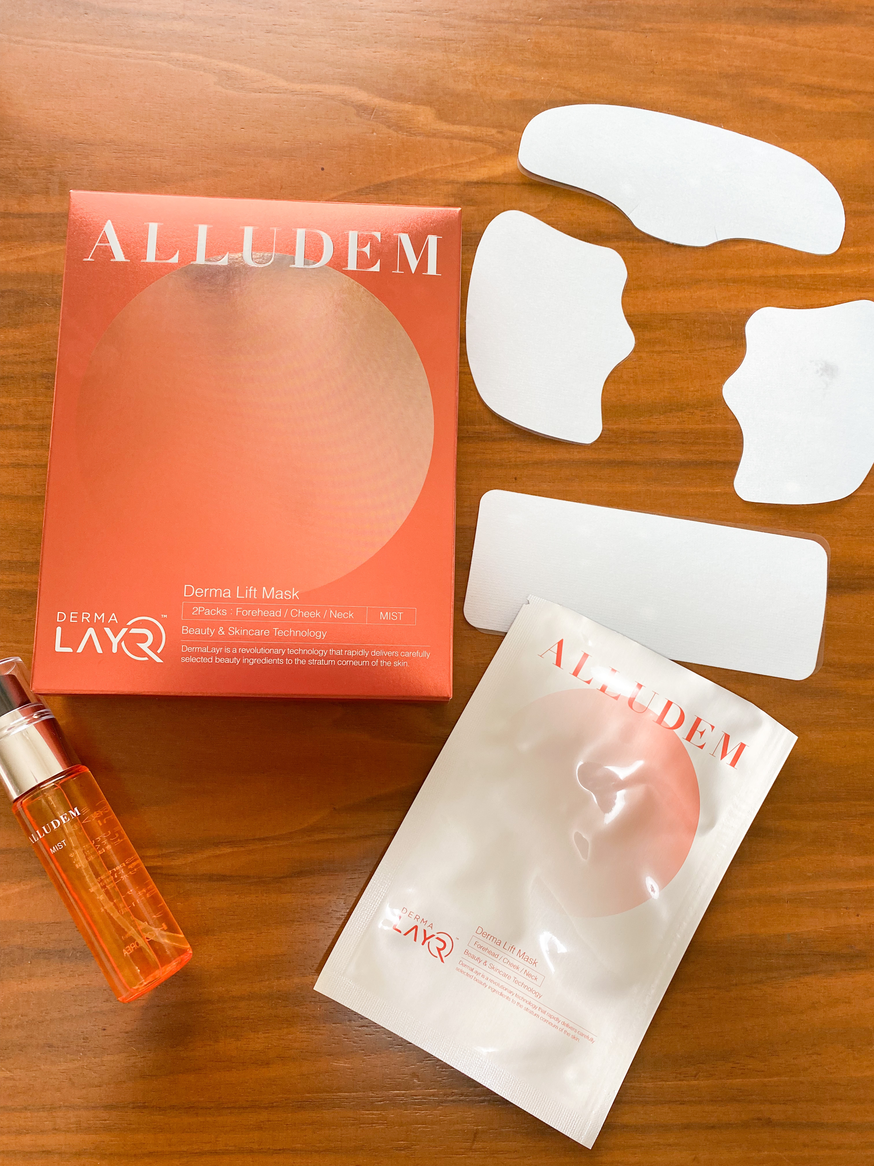 Derma Lift Mask/ALLUDEM/スキンケアキットを使ったクチコミ（2枚目）