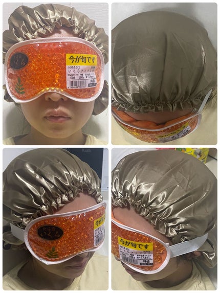 ナイトキャップ 美髪 ヘアキャップ 就寝用 パサつき予防/Qoo10/ヘアケアグッズを使ったクチコミ(9枚目)